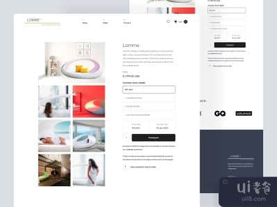 Lomme - 一个豪华的巢穴产品页面 ?(Lomme - a luxurious nest product page ?)