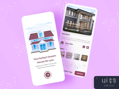智能家居 - UI移动应用设计(Smart Home - UI Mobile App Design)
