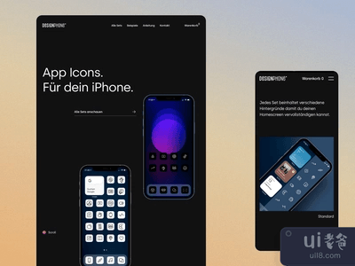 DesignPhone - 平板电脑和手机屏幕 4.0 | 应用程序图标商店(DesignPhone - Tablet and Mobile Screens 4.0 | App Icon Shop)