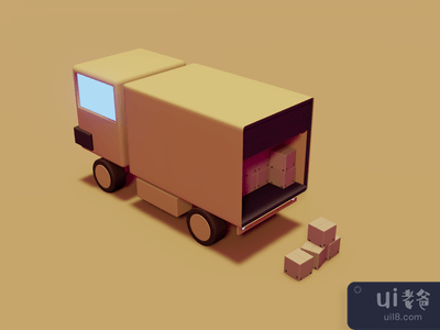 送货卡车(Delivery truck)