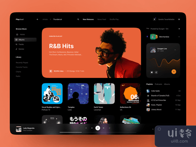 音乐流媒体网络应用(Music Streaming Web App)
