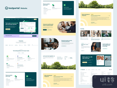 Testportal - 网站首页(Testportal – Website Home Page)