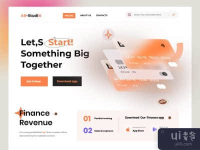 财务登陆页(Financial landing page)