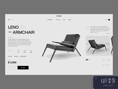 莱诺扶手椅(Leno Armchair)