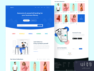 商业机构模板(Business Agency Template)