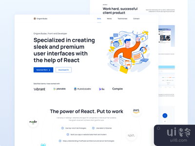 个人投资组合网站 - Grigore Budac(Personal Portfolio Site - Grigore Budac)