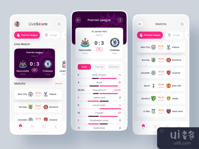 足球实时得分应用程序(Football Live Score App)