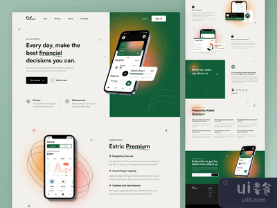 Estric登陆页(Estric landing page)