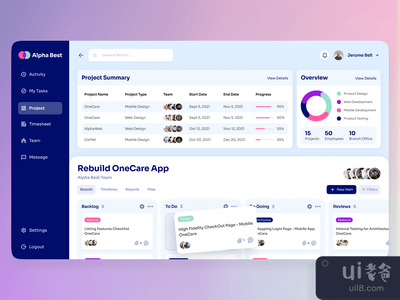 Alpha Best - 任务管理仪表板(Alpha Best - Task Management Dashboard)