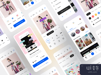 MakeStories的移动应用屏幕!(Mobile App Screens for MakeStories!)