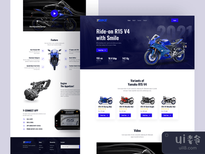 自行车登陆页 - R15 v4(Bike Landing Page - R15 v4)