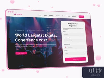 活动和会议登陆页(Event & Conference Landing Page)