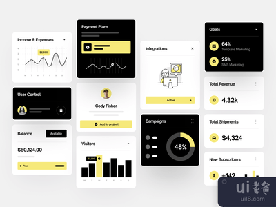 所有页面：Pine SaaS模板(All Pages : Pine SaaS Template)