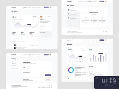 Podfasts - 仪表板布局(Podfasts - Dashboard Layouts)