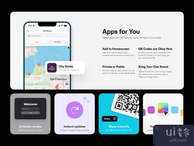 滑动应用的好处瓷砖(Glide Apps Benefit Tiles)