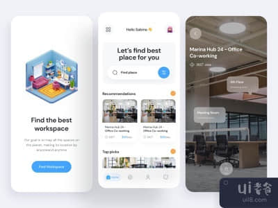 工作空间搜索应用程序 ???(Work-space Finder App ??‍?)