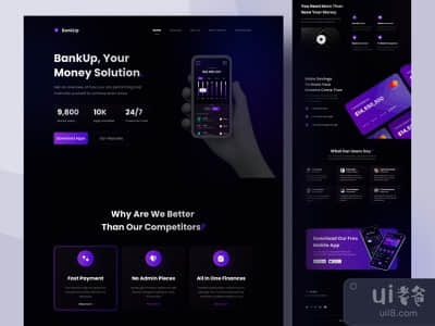 BankUp | 登陆页bangkig(BankUp | Landing Page bangkig)