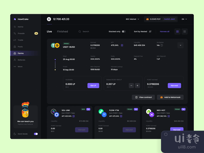 加密货币交易仪表板(Cryptocurrency Trade Dashboard)