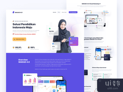 SIAKAD 4.0云端登陆页(SIAKAD 4.0 Cloud Landing Page)