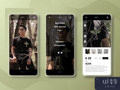 时尚品牌APP设计(Fashion Brand App Design)