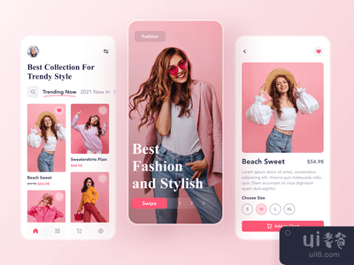 时尚商店移动应用程序(Fashion Store Mobile Apps)