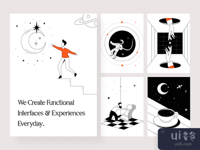 网站插图(Website Illustrations)