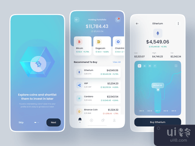 加密货币 - 应用程序设计(Cryptocurrency - App Design)