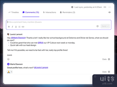 评论 ?(Comments ?)
