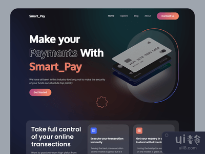 Smart_Pay登陆页面(Smart_Pay Landing page)