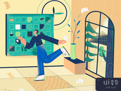 时间管理图解(Time Management Illustration)