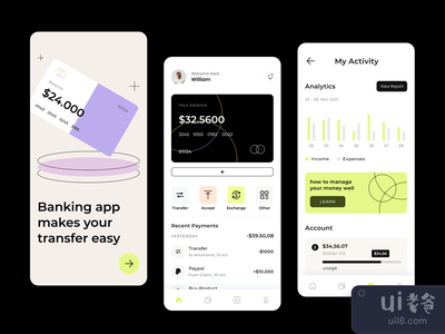 金融 - 移动银行应用程序(Finance - Mobile Banking App)
