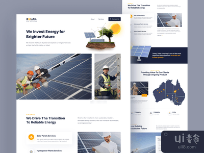 XOLAR登陆页(XOLAR Landing Page)