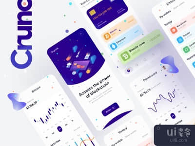 加密货币应用程序UX/UI(Crypto App UX/UI)