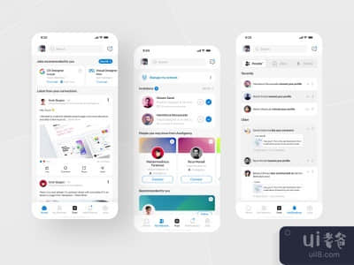 Linkedin视觉重新设计(Linkedin Visual Redesign)