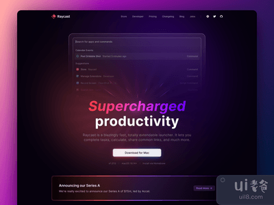 ✨ 新Raycast网站!(✨ New Raycast website!)