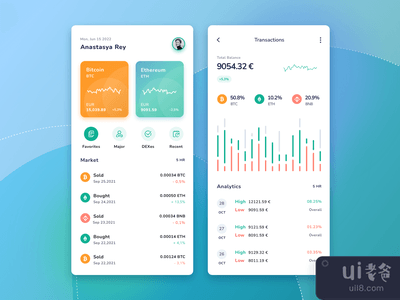 Crypto App White ver - 探索设计(Crypto App White ver - Exploration Design)