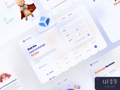 加密货币交易所聚合器网络应用 | CoinCub(Crypto Exchange Aggregator Web App | CoinCub)