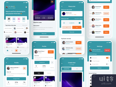 Fargoy - 用于移动的NFT市场套件(Fargoy - NFT Marketplace kits for mobile)