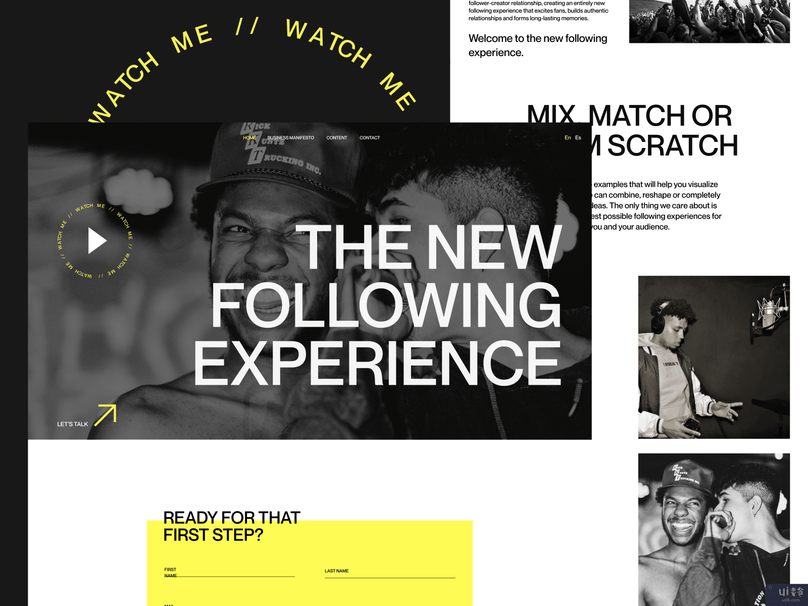 为Jelly的ui/ux网站设计。(UI/UX WEBSITE DESIGN FOR JELLY'S.)插图