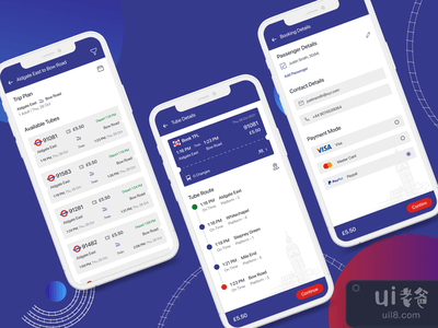 TFL订票应用程序。(TFL ticket booking app.)