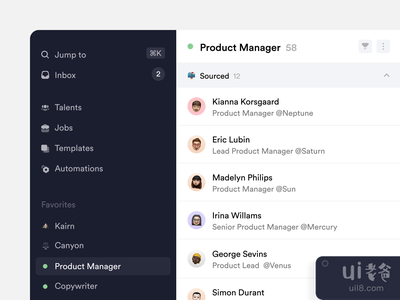 Crew.work - 拖放人才(Crew.work — Drag and drop talent)