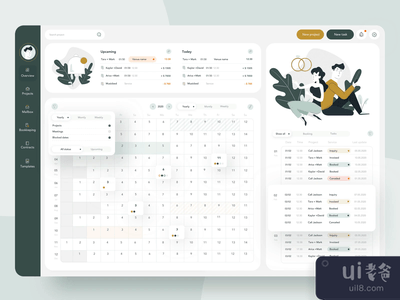 用于跟踪和创建事件的Deshboard(Deshboard for tracking and creating events)
