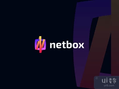 结合N个字母的流媒体标志 Ott标志(Combined n letter streaming logo ott logo)