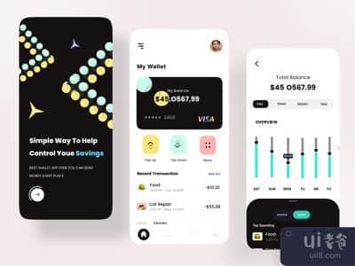 金融。移动应用程序-UIUX(Finance: Mobile App-UIUX)