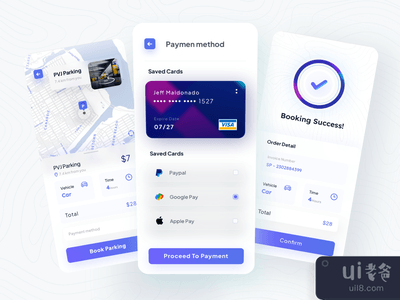 ParkiCep - 停车位搜索应用程序 - 支付方式(ParkiCep - Parking space finder app - Payment method)