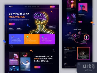 什么是Metaverse？AR登陆页(What Is Metaverse? AR Landing Page)
