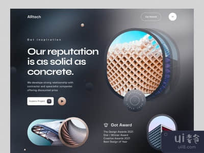 建筑网站设计(Architecture  Website Design)