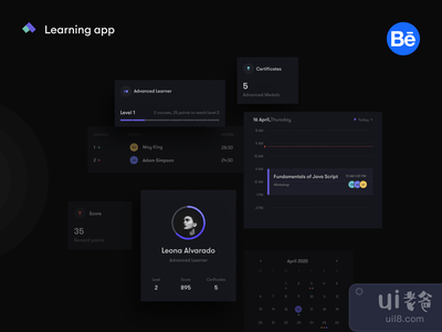 学习应用Behance案例研究(Learning app Behance case study)