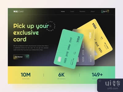 W.E.Card的网页设计【演示】。(Web Design for W.E.Card【demo】)