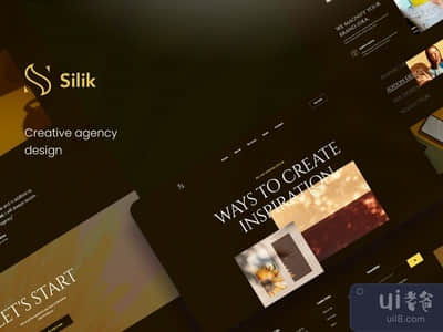 西利克创意机构PSD模板(Silik Creative Agency PSD Template)